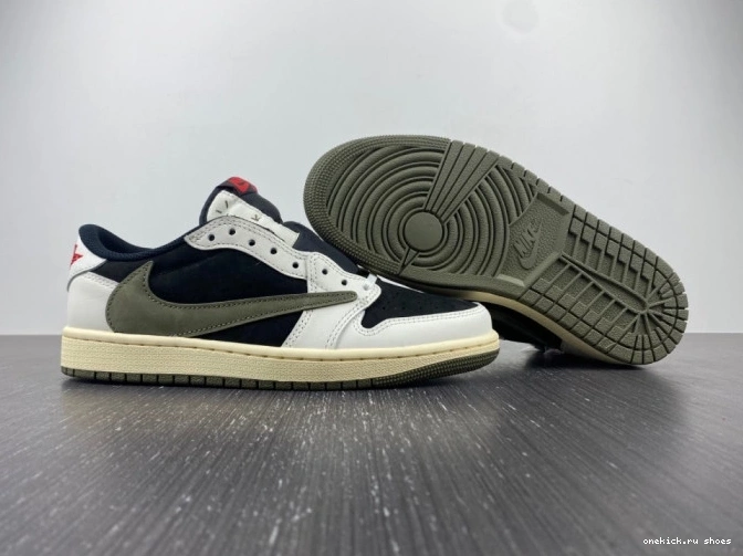 Cheap Jordan Air OG x Retro DZ4137-106 Travis Air Jordan Olive 1 Low Scott 0630